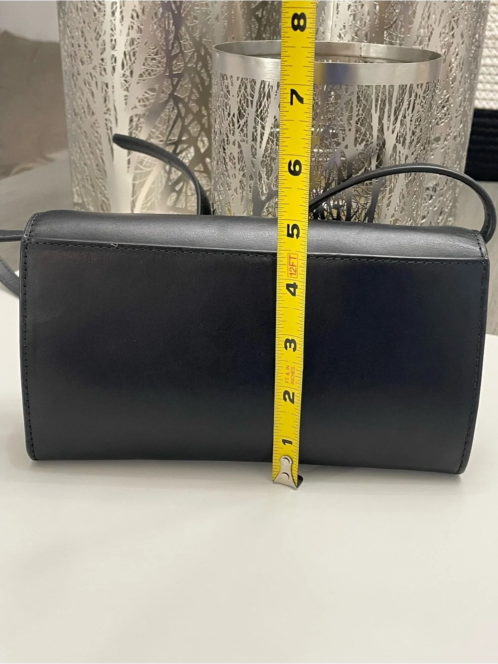 Kate Spade New York Black Leather Crossbody Wallet Clutch Gold Hardware